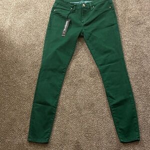 Blank NYC Deep Green Skinny Jeans